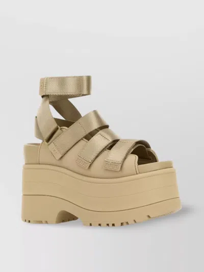 Ugg 114mm Goldenrise Tpu Wedges In Beige