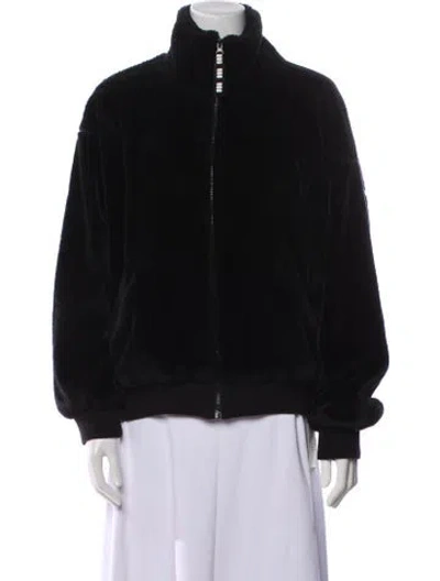 Pre-owned Ugg Faux Fur Coat In Black