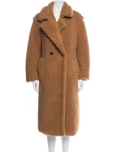 Pre-owned Ugg Faux Fur Coat In Brown