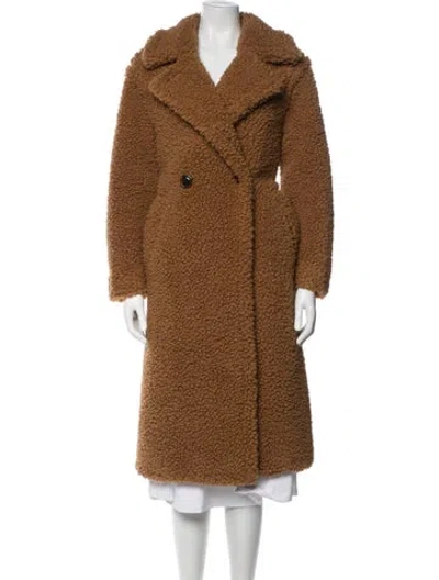 Pre-owned Ugg Faux Fur Coat In Brown