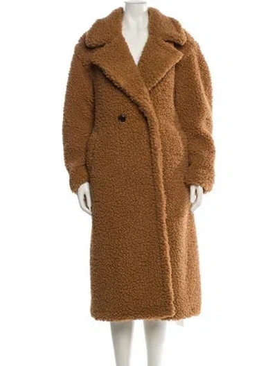 Pre-owned Ugg Faux Fur Coat In Neutral