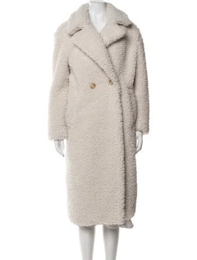 Pre-owned Ugg Faux Fur Coat In Neutrals