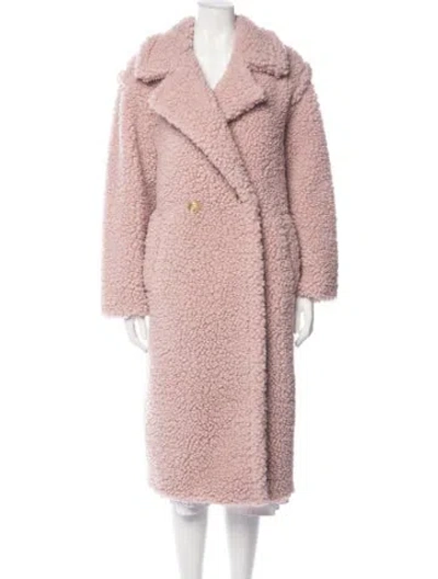 Pre-owned Ugg Faux Fur Coat In Pink