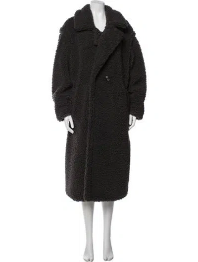 Pre-owned Ugg Faux Fur Coat W/ Tags In Gray