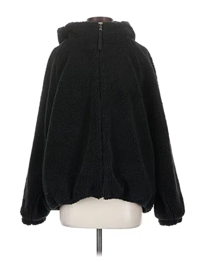 Pre-owned Ugg Faux Fur Jacket In Black