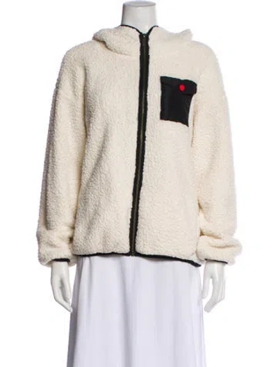 Pre-owned Ugg Faux Fur Jacket In Neutral