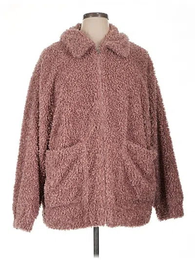 Pre-owned Ugg Faux Fur Jacket In Pink