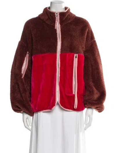 Pre-owned Ugg Faux Fur Jacket W/ Tags In Brown