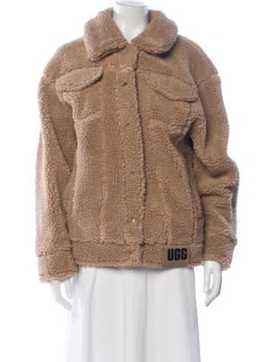 Pre-owned Ugg Faux Fur Jacket W/ Tags In Neutral