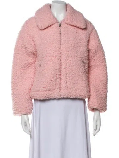 Pre-owned Ugg Faux Fur Jacket W/ Tags In Pink