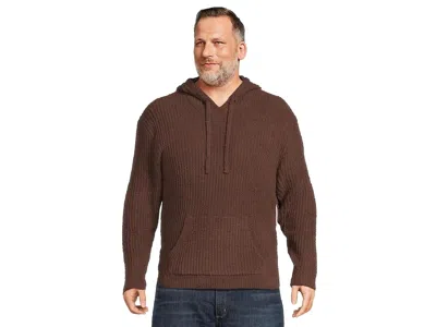 Ugg Finnegan Hoodie Rib In Brown