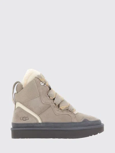 Ugg Flat Ankle Boot  Woman Color Grey In Gray