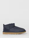 Ugg Dark Indigo Solid Slip On Boots In Blue