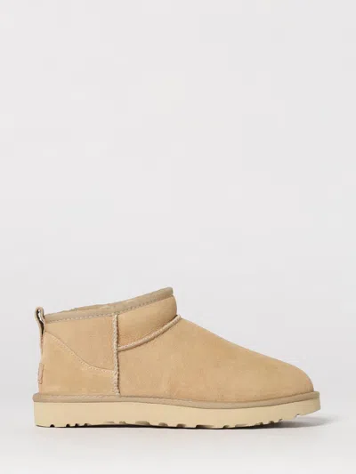 Ugg Flat Ankle Boot Woman  In Nude