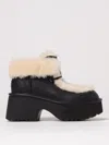 Ugg Classic Esmee Leather Lace Up Boot In Black