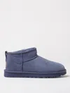 Ugg Flat Ankle Boots  Woman Color Blue
