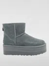 Ugg Suede Classic Mini Platform Boots In Grau