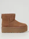 Ugg Flat Ankle Boots  Woman Color Hazel In Haselnuss
