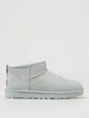 Ugg Flat Ankle Boots  Woman Color Sky Blue In Hellblau