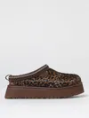 Ugg Tazz Caspian Leopard-print Platform Mules In Animal Print