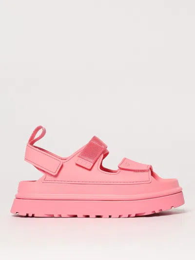 UGG HEELED SANDALS UGG WOMAN COLOR PINK,427391010