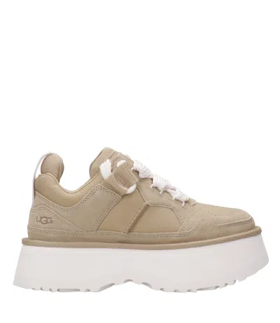 Ugg Flat Shoes Beige In Neutral