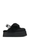 Ugg Sling-back Slipper Shoes In Black