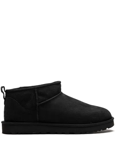 Ugg Classic Ultra Mini Ankle Boots In Black