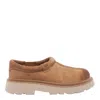 Ugg Tasman Lug Suede Mules In Brown