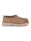Ugg Tasman Lug Suede Mules In Brown