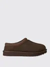 Ugg Tasman Burnt Cedar Sheepskin Embroidery Trim Mules In Brown
