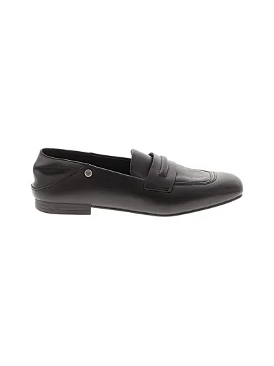 Pre-owned Ugg Flats In Black