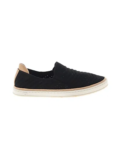 Pre-owned Ugg Flats In Black