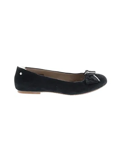 Pre-owned Ugg Flats In Black