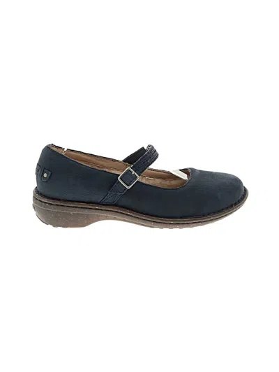 Pre-owned Ugg Flats In Blue