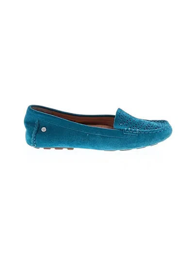 Pre-owned Ugg Flats In Blue