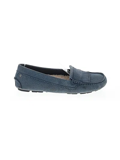 Pre-owned Ugg Flats In Blue