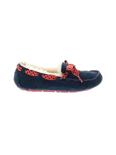 Pre-owned Ugg Flats In Blue
