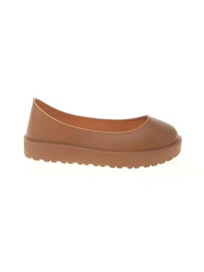 Pre-owned Ugg Flats In Brown