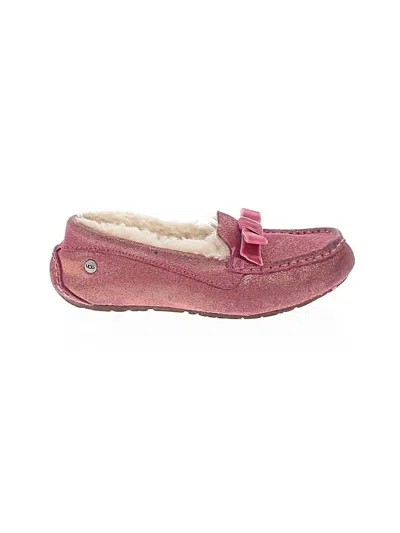 Pre-owned Ugg Kids' Flats In Pink