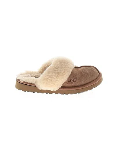 Pre-owned Ugg Kids' Flats In Tan
