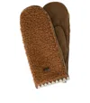 Ugg Fluff Chestnut Mittens In Brown