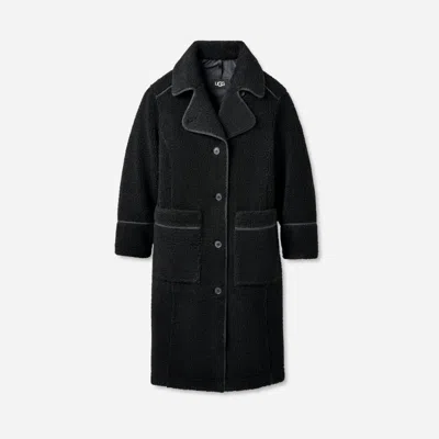UGG ®FLUFF COAT POLYESTER IN BLACK
