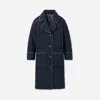Ugg ®fluff Coat Polyester In Eve Blue In Blue