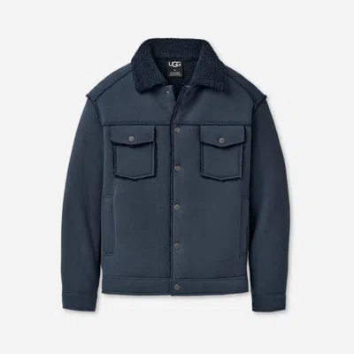 Ugg ®fluff Jacket Ii Fleece In Eve Blue In Transparent