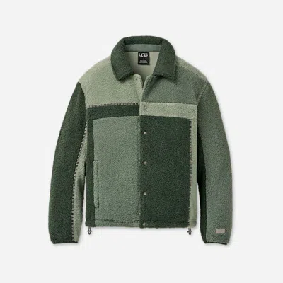 Ugg ®fluff Jacket Polyester Tops In Arugula Multi