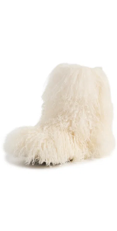 Ugg Fluff Momma Classic Short Boots Cream In Neutral