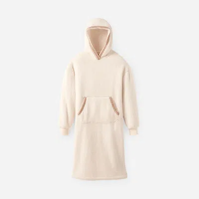 Ugg ®fluff Oversized Hoodie Fleece/recycled Materials Tops In Cream In Neutral