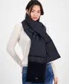 Ugg Fluff Packable Scarf In Blue