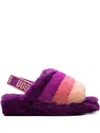 Ugg Fluff Yeah Pride "pink/purple/rainbow" Sandals In Multi